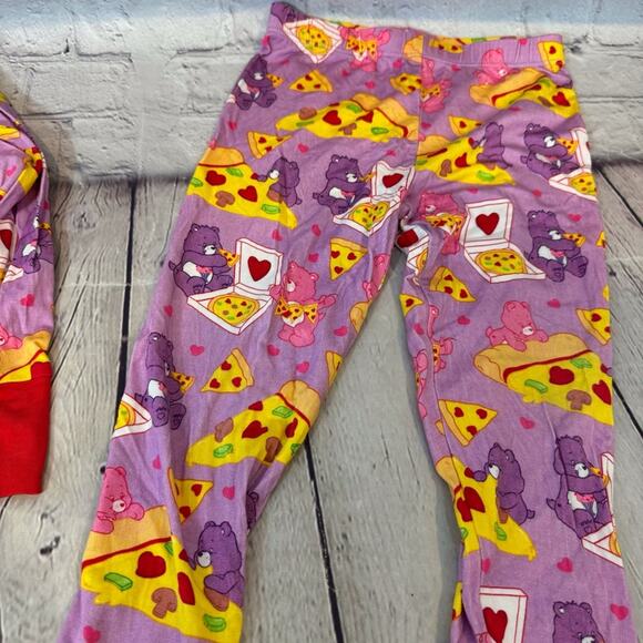 Birdie Bean Care Bear Pizza Bamboo Pajama Set - Picture 4 of 4